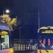 Manchester tram crash: Woman and teen boy injured in south Manchester