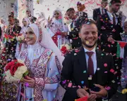 Mass Wedding in Gaza Defies Conflict: 100 Couples Unite in Ceremony of Hope