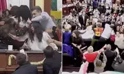 Mexico City Congress Brawl Erupts Over Transparency Agency Vote