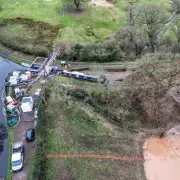 Narrowboats Still Stranded in Shropshire Canal Sinkhole One Week On