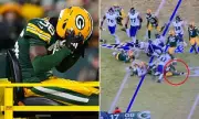Packers' Playoff Hopes Hit by Gruesome Hadden Injury in Ravens Defeat