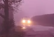 Pink Fog Phenomenon: Rare Rosy Hue Envelops UK Countryside at Dawn
