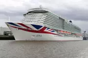 P&O Cruises' Iona delayed as 18 banana containers fall into Solent