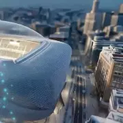 Real Madrid's Bernabeu Transformed into Giant Festive Snow Globe