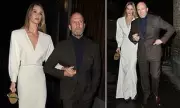 Rosie Huntington-Whiteley & Jason Statham's Rare Night Out at Rocco Ritchie's Art Show
