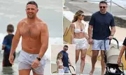 Sam Burgess and Lucy Enjoy Sydney Beach Day with Baby Mack, 3 Months