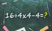Simple Math Problem Stumps the Internet: Can You Solve 16 ÷ 4 X 4 - 4?