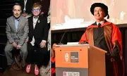 Sir Elton John Celebrates Husband David Furnish's Honorary Doctorate