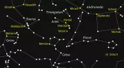 Spot Aries in Winter Skies: Moon Guides View to Faint Ram Constellation
