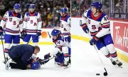 Team USA's Cole Hutson Hospitalised After Puck Strikes Head at World Juniors