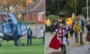 Tom Cruise's Helicopter Sparks Fury in East Grinstead at Scientology Gala