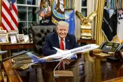 Trump Unveils 'America First 250' Jet Model in Christmas Social Media Blitz