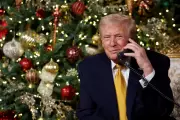 Trump's Christmas Eve Santa calls descend into partisan politics