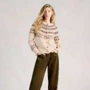 White Stuff's 'Warm & Cosy' Fairisle Cardigan Slashed to £55 for Christmas