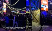 Winter Wonderland Chaos: Crowds Swarm Bavarian Hall Amid Queue Fury