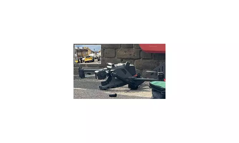 4kg Police Drone Crashes, Injures Child in Kent After Hitting Cable