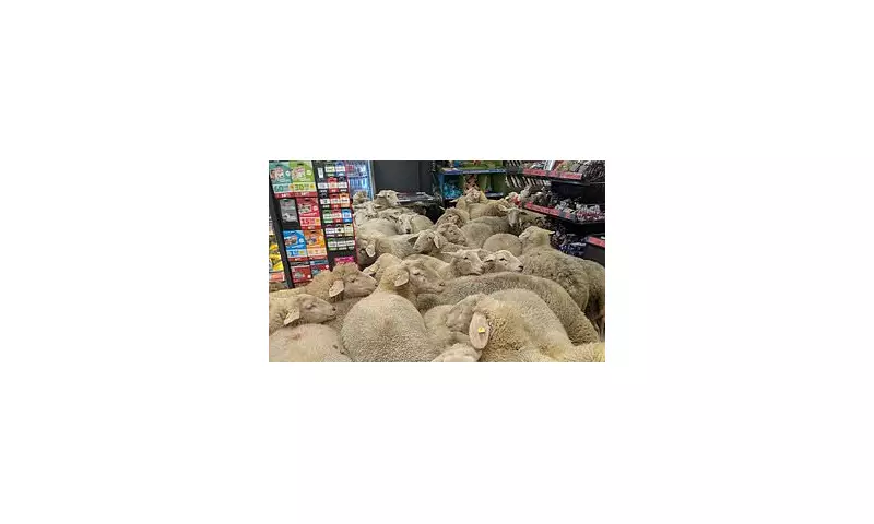 50 Sheep Invade German Supermarket in Bizarre Bavarian Shopping Spree