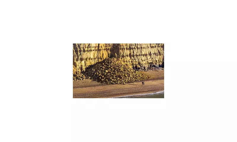 500-Tonne Jurassic Coast Rockfall Sends Walkers Fleeing for Safety