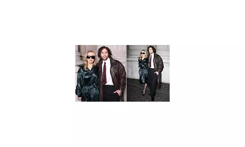 Aaron Taylor-Johnson and Sam Shine at Paris Fashion Week Amid Bond Buzz