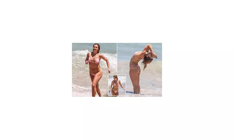 Addison Rae Soaks Up Perth Sun in Pink Bikini Ahead of Wildlands Festival