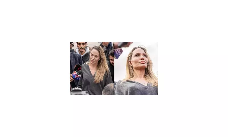 Angelina Jolie Visits Egypt-Gaza Border to Meet Injured Palestinians