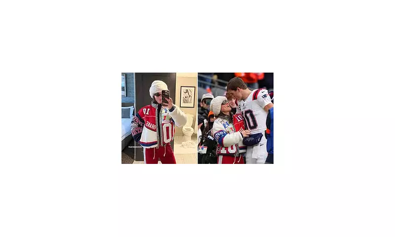 Ann Michael Maye Steals AFC Championship Spotlight with Custom Patriots Jacket