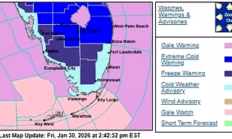 Arctic Hurricane Threatens Florida with Historic Freeze and Snow Flurries