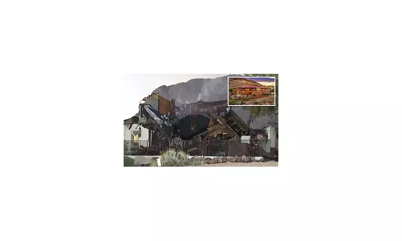 Arizona Desert Mansion Reduced to Ashes in Dramatic Overnight Blaze