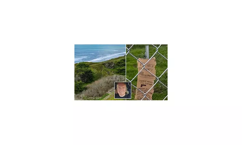 Art Fraudster Sparks Fury by Blocking California Beach Path with Illegal Fence