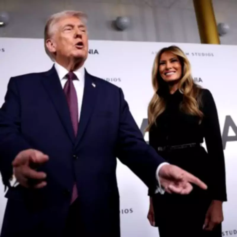 Awkward Red Carpet Moment as Donald Trump Resists Solo Spotlight for Melania