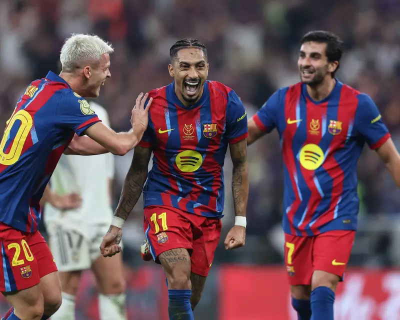 Barcelona Clinch Spanish Super Cup in 3-2 Thriller Against Real Madrid