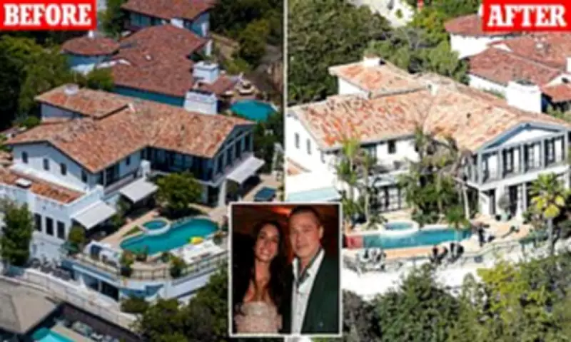 Brad Pitt Transforms $12m Hollywood Hills Home into Palm-Lined Oasis