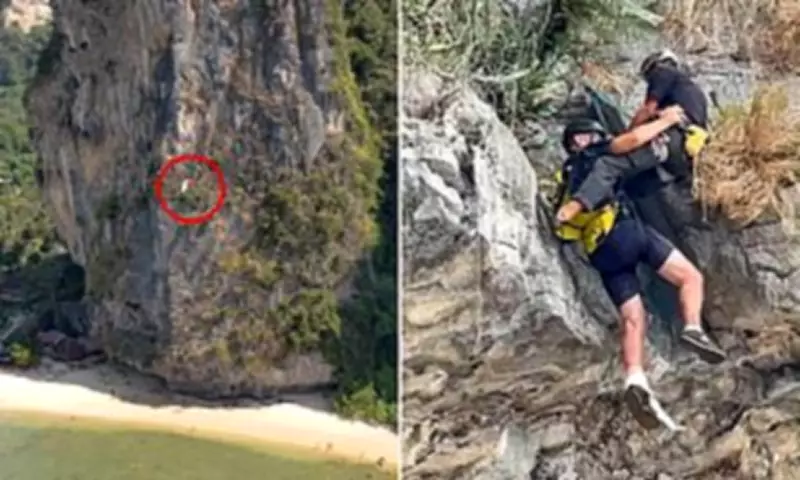 British Tourist Rescued After Cliffside Paragliding Ordeal in Thailand