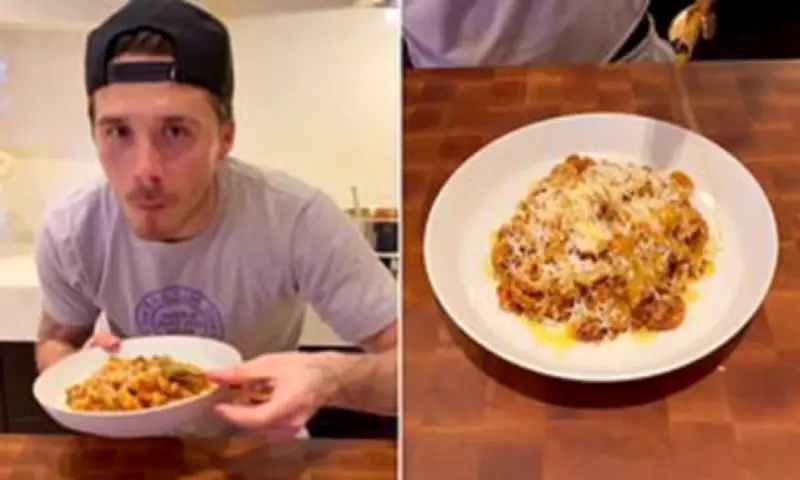 Brooklyn Beckham Mocked for Spaghetti-Free Bolognese Amid Family Feud