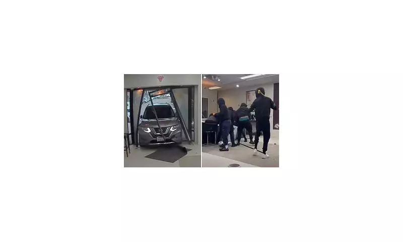 California Jewellery Heist: SUV Rams Store, $1M Loot Stolen in Dramatic Raid