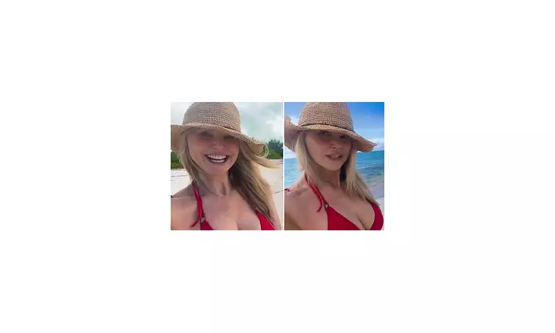 Christie Brinkley, 71, Stuns in Red Bikini on Turks and Caicos Getaway