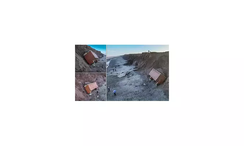 Cold War Nuclear Bunker Collapses into Sea as Yorkshire Coastline Erodes