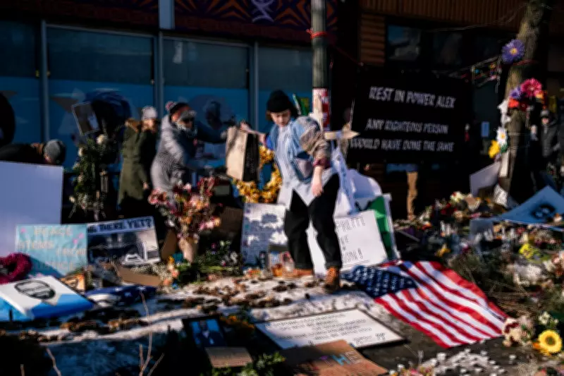 Community Unites in Grief and Solidarity on Minneapolis's Nicollet Avenue After Fatal Shooting