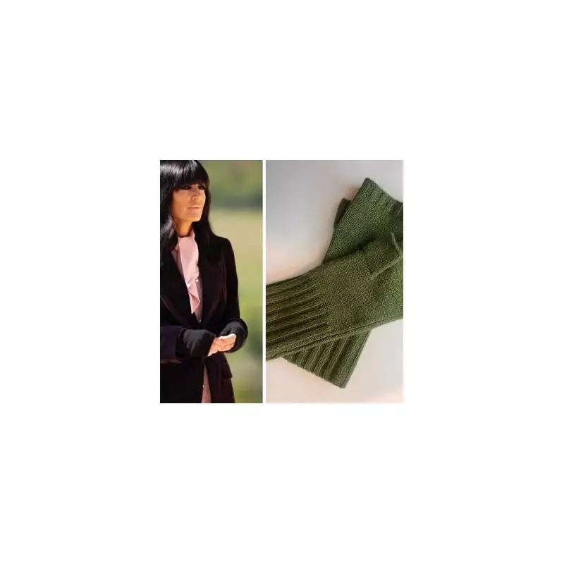 Copy Claudia Winkleman's Traitors Style with Affordable Cashmere Fingerless Gloves