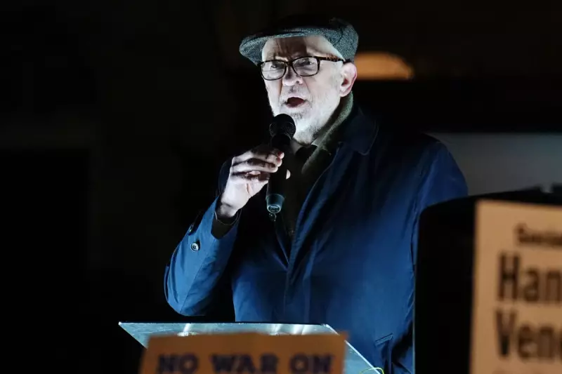 Corbyn Leads London Protest Demanding Release of Venezuela's Maduro