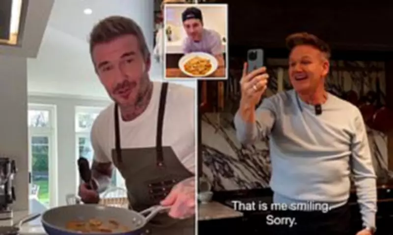 David Beckham Cooks for Gordon Ramsay in Meal Kit Launch Amid Brooklyn Feud