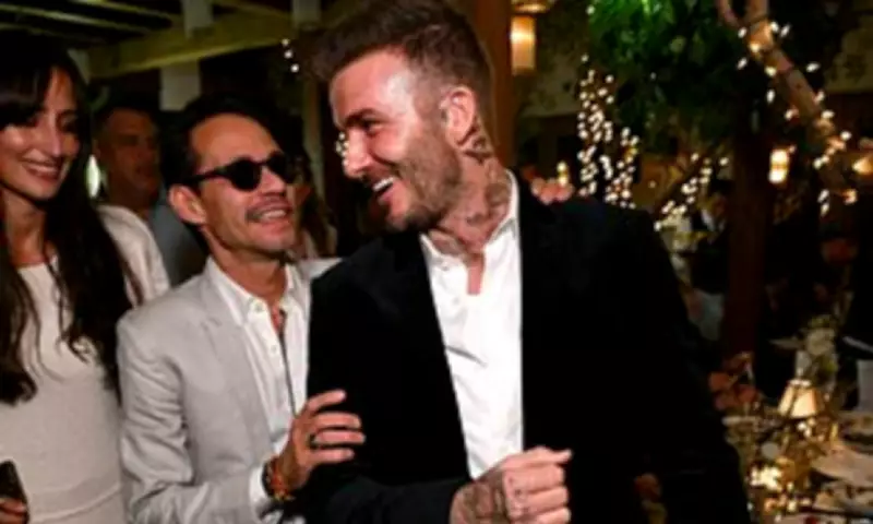 David Beckham's Public Support for Marc Anthony Amid Brooklyn Wedding Drama