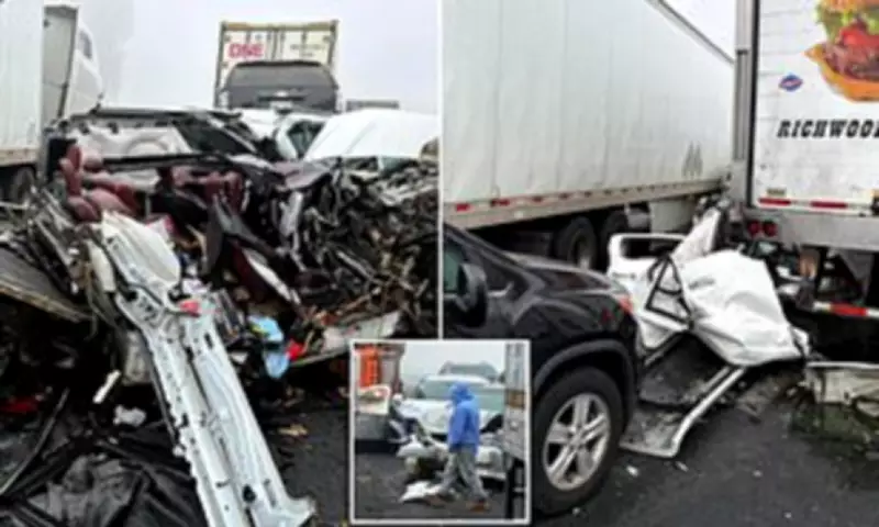 Dense Fog Triggers Catastrophic 59-Vehicle Pileup on California's Highway 99