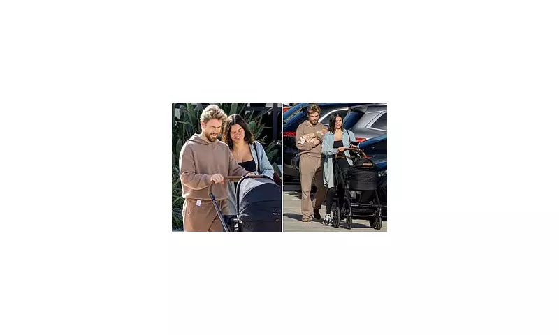 Derek Hough and Hayley Erbert's First Outing with Baby Everley