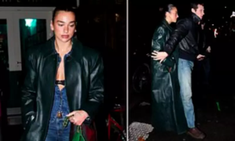 Dua Lipa's Paris Date Night: Denim & Romance with Fiancé Callum Turner