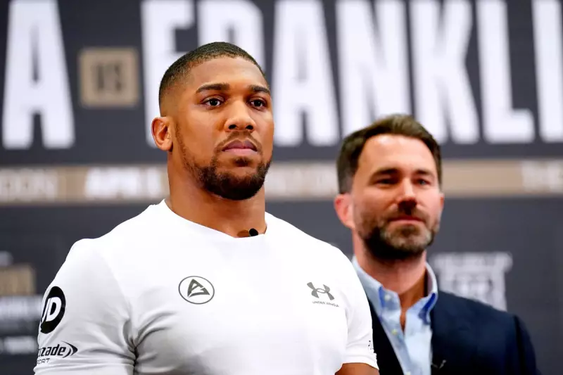 Eddie Hearn hails 'inspiring' Anthony Joshua's gym return after fatal car crash