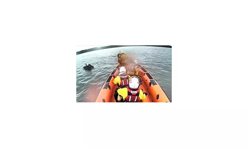 Edinburgh RNLI Rescue: Man Saved After Drifting to Sea on Inflatable Mattress
