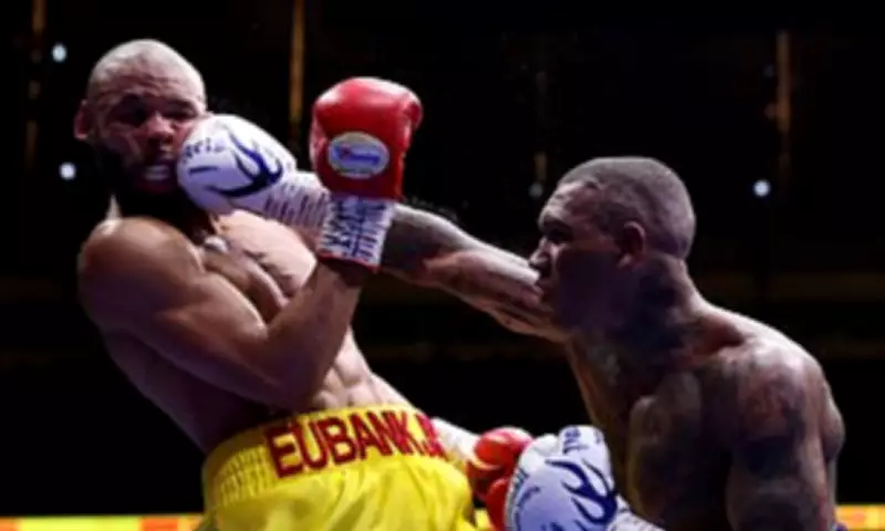 Eubank Jr and Benn's Awkward Reunion at Ring Magazine Awards in New York