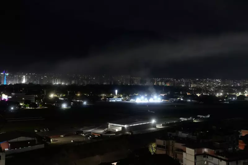Explosions Rock Caracas: Seven Blasts Reported at La Carlota Airport