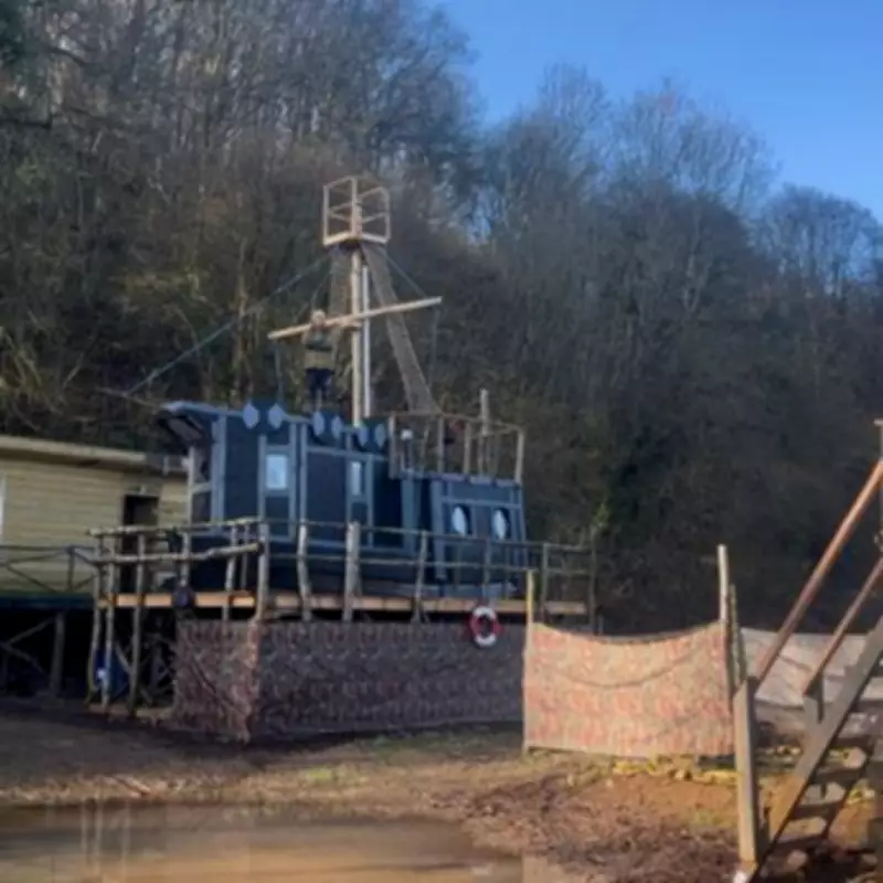 Father's Off-Grid Pirate Ship Dream Faces Council Planning Battle in Bewdley